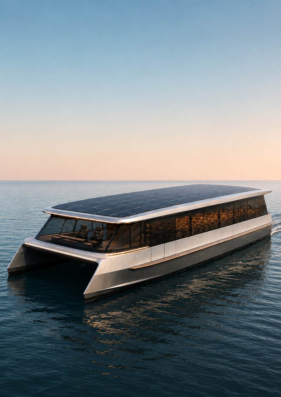 Urbani 60P — front three-quarter view from the pitch deck
